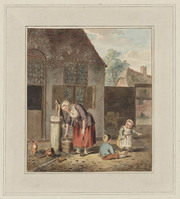 TvB T 106
<br/>
Vrouw en kinderen bij waterpomp
<br/>
<em>Janson, Johannes Christiaan (1763-1823)</em>